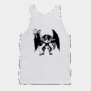 Horus minimal silhouette white Tank Top